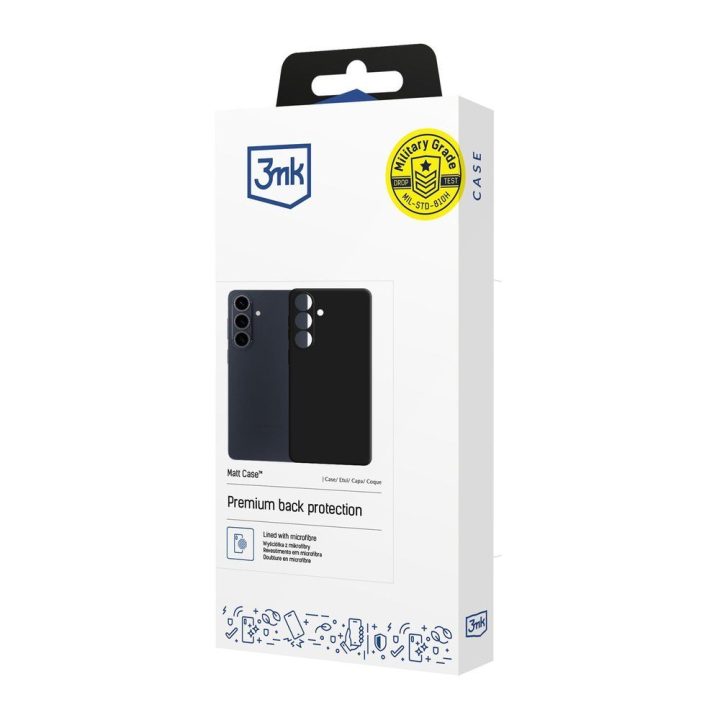 Dėklas Samsung Galaxy S26+ – matinė juoda 3mk Matt Case