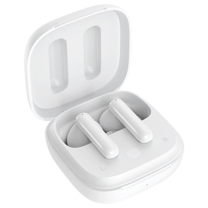 Belaidės in-ear ausinės su ANC ir Bluetooth 5.3, baltos QCY