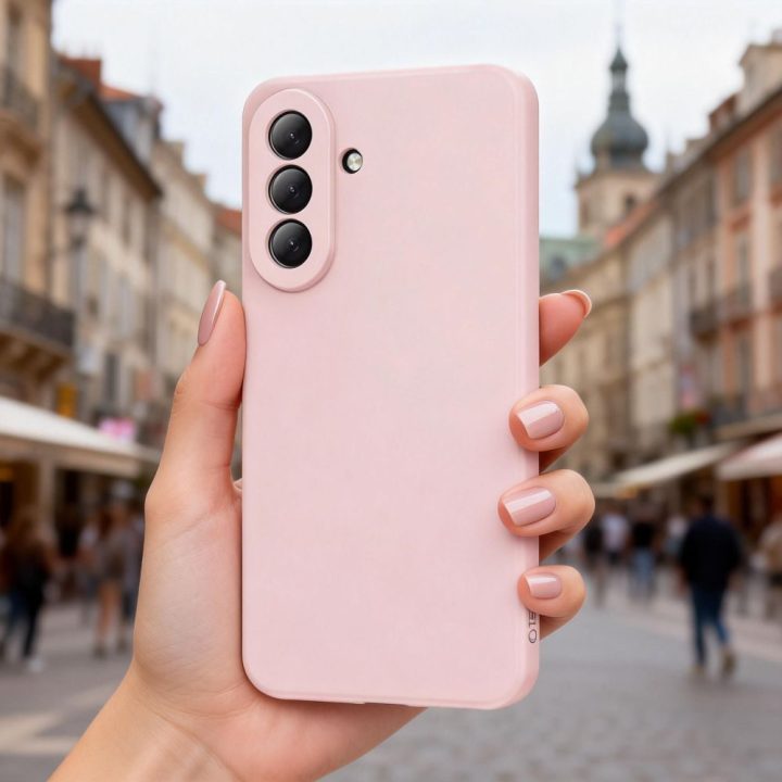 Tech-Protect Icon silikoninis dėklas Samsung Galaxy A57 5G, rožinės spalvos