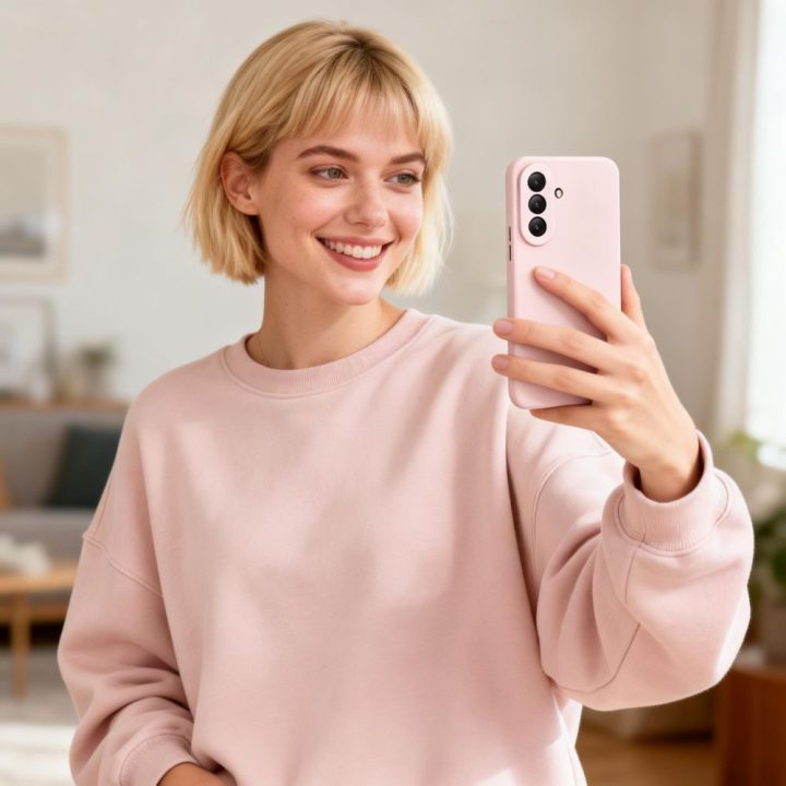 Tech-Protect Icon silikoninis dėklas Samsung Galaxy A57 5G, rožinės spalvos