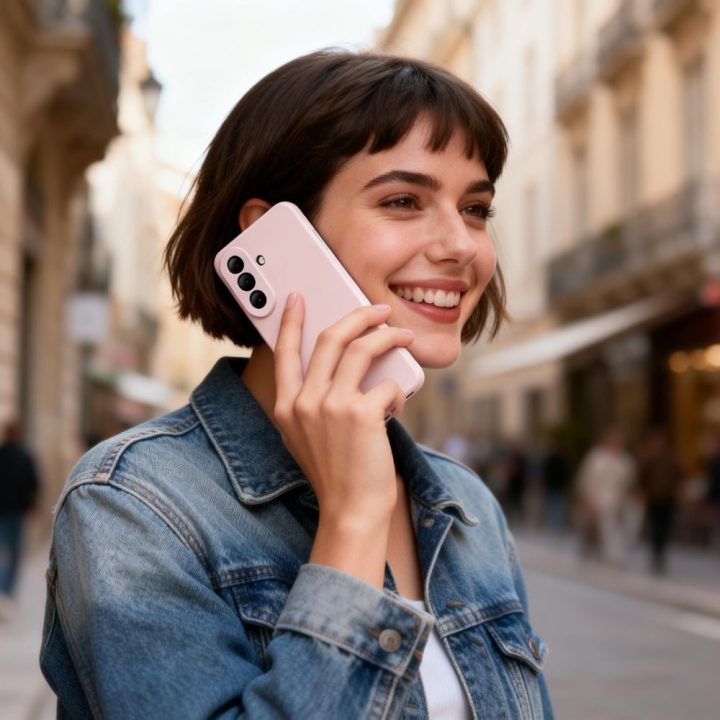 Tech-Protect Icon silikoninis dėklas Samsung Galaxy A57 5G, rožinės spalvos