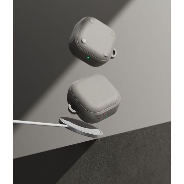 Apsauginis dėklas Samsung Galaxy Buds 4 / Buds 4 Pro, MagSafe, su karabinu – Ringke