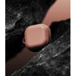 Ausinių dėklas Samsung Galaxy Buds 4 / Buds 4 Pro, koralų spalvos Ringke Onyx Magnetic