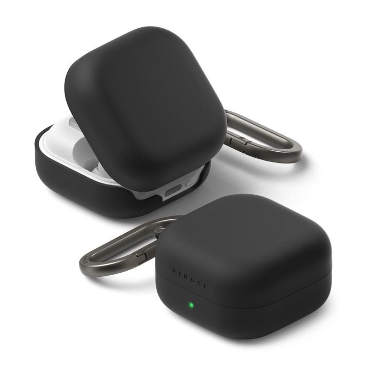 Ringke silikoninis dėklas Samsung Galaxy Buds 4 / Buds 4 Pro, juodas