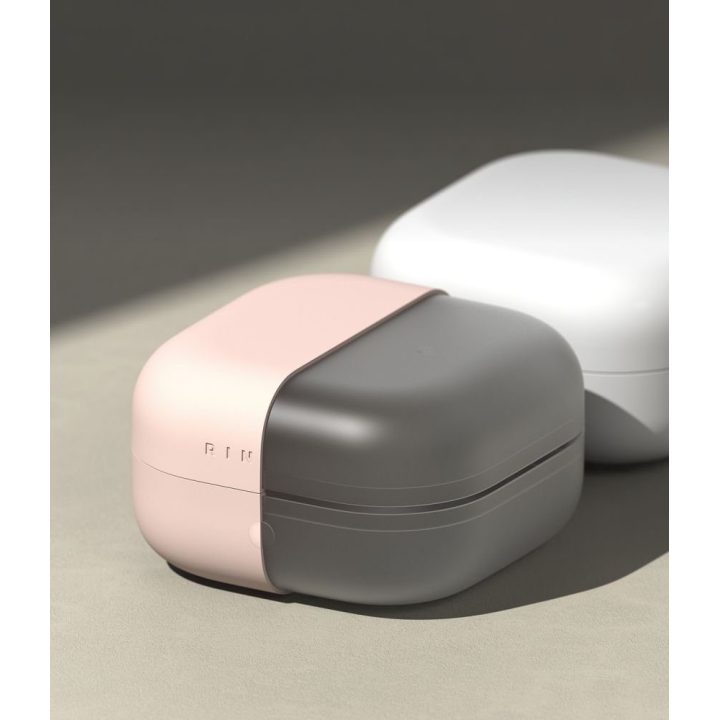 Silikoninis dėklas Samsung Galaxy Buds 4 / Buds 4 Pro, rožinė Ringke