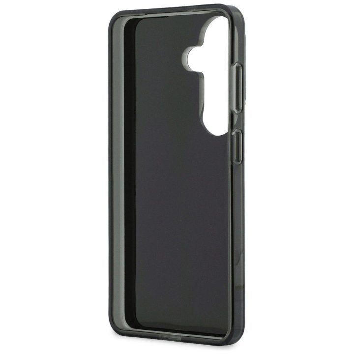 Guess IML Big Metal 4G Script dėklas Samsung Galaxy S26, juodas