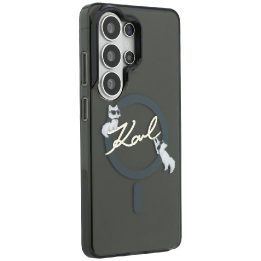 Karl Lagerfeld IML KC Script dėklas Samsung Galaxy S26 Ultra – juodas