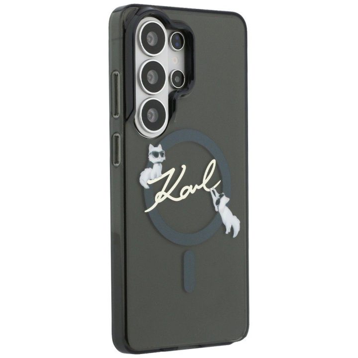 Karl Lagerfeld IML KC Script dėklas Samsung Galaxy S26 Ultra – juodas