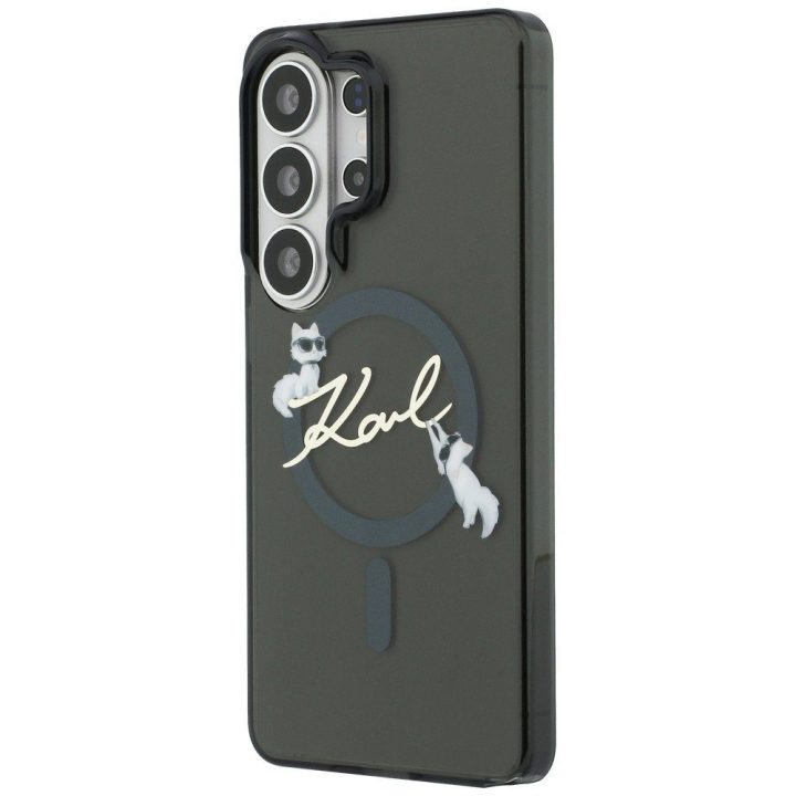 Karl Lagerfeld IML KC Script dėklas Samsung Galaxy S26 Ultra – juodas