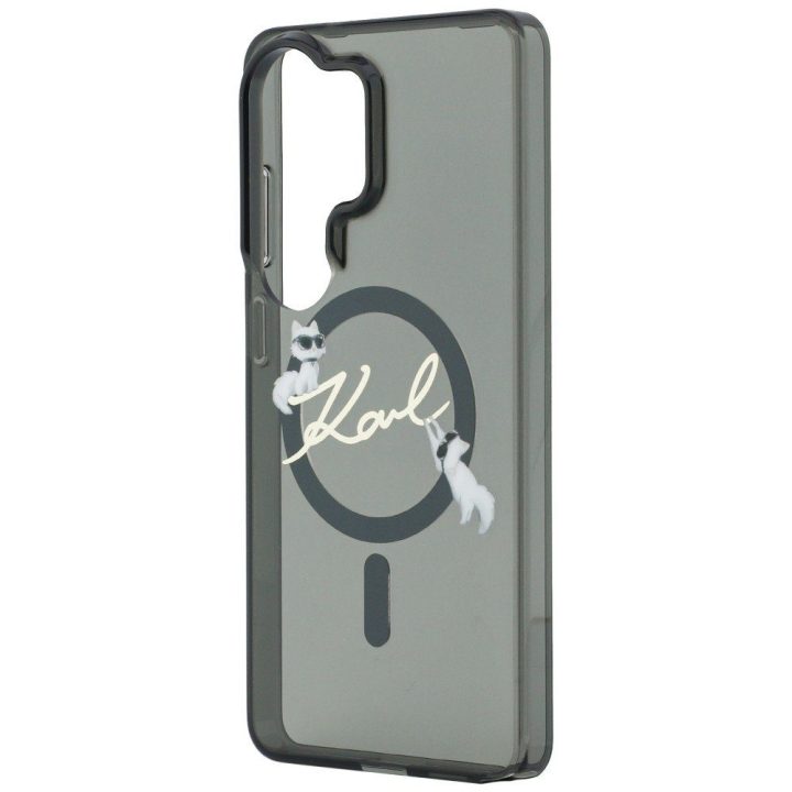 Karl Lagerfeld IML KC Script dėklas Samsung Galaxy S26 Ultra – juodas