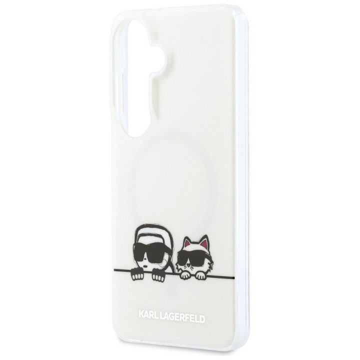 Apsauginis dėklas Samsung Galaxy S26 Plus, MagSafe, skaidrus Karl Lagerfeld