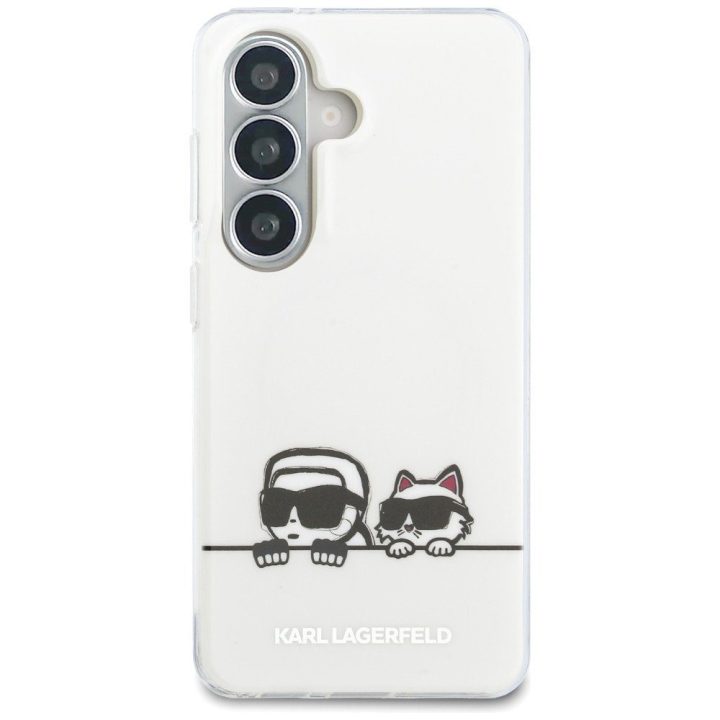 Apsauginis dėklas Samsung Galaxy S26 Plus, MagSafe, skaidrus Karl Lagerfeld