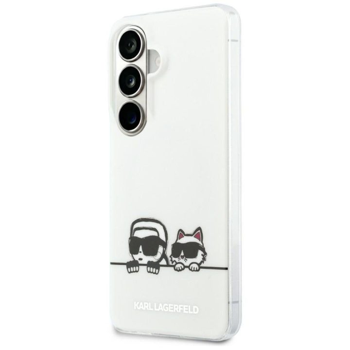 Apsauginis dėklas Samsung Galaxy S26 Plus, MagSafe, skaidrus Karl Lagerfeld