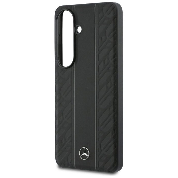 Mercedes-Benz Laurel Leaves MagSafe dėklas Samsung Galaxy S26, juodas