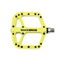 RockBros platforminiai pedalai, geltoni