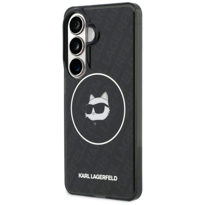 Karl Lagerfeld MagSafe dėklas Samsung Galaxy S26, juodas