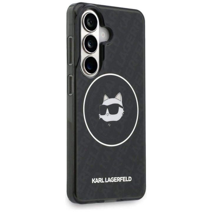 Karl Lagerfeld MagSafe dėklas Samsung Galaxy S26, juodas