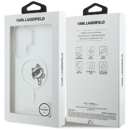 Karl Lagerfeld MagSafe dėklas Samsung Galaxy S26 Ultra, skaidrus