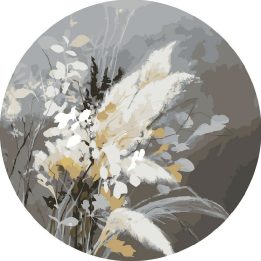 Tapyba pagal skaičius Minkšta pampų žolės puokštė 40 × 40 cm