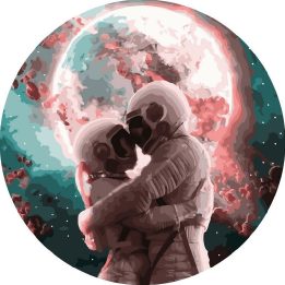 Tapyba pagal skaičius Astronautų mylėtojai 40 × 40 cm