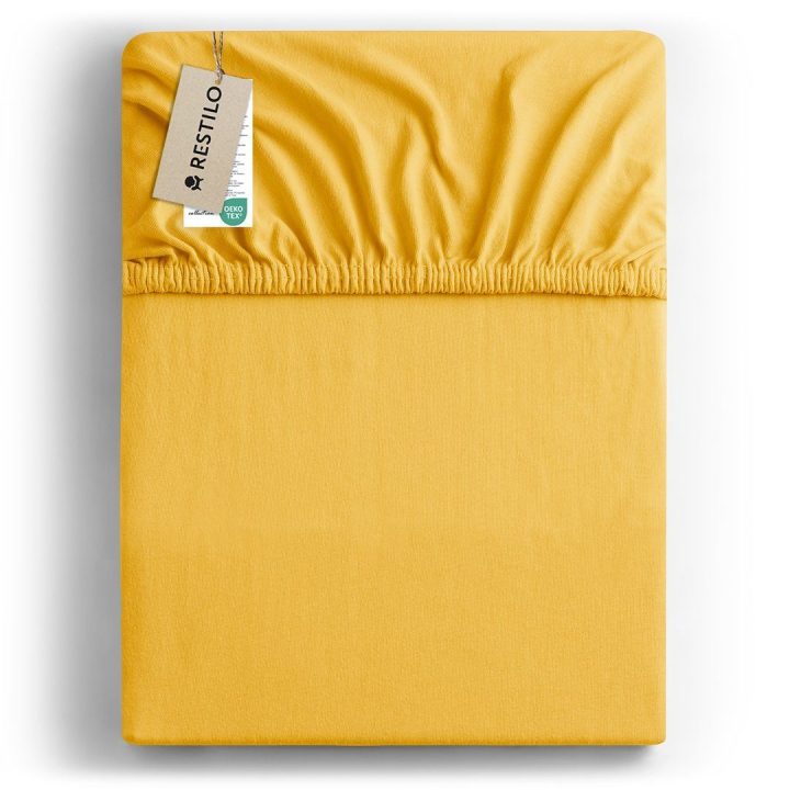 Paklodė įtempiama gintaro spalvos 220-240x200+30 cm ORA
