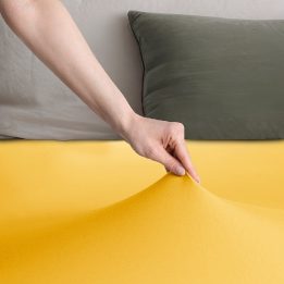 Paklodė su guma 100-120x200 cm su 30 cm aukščio kraštine AMBER ORA