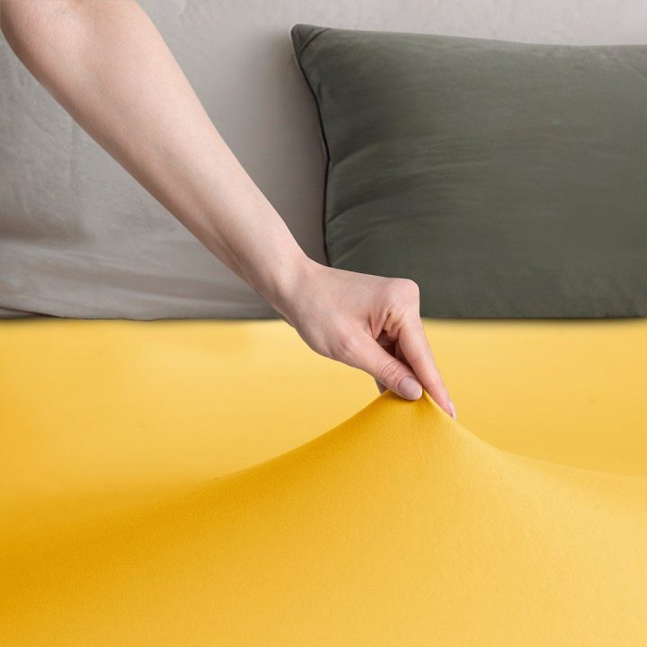 Paklodė su guma 100-120x200 cm su 30 cm aukščio kraštine AMBER ORA