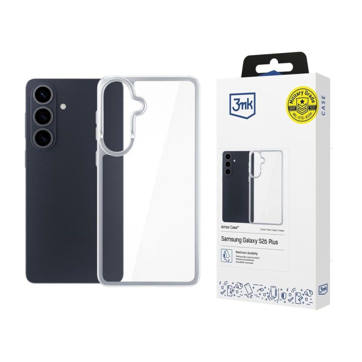 Dėklas Armor MagCase skaidrus Samsung Galaxy S26+ 3mk