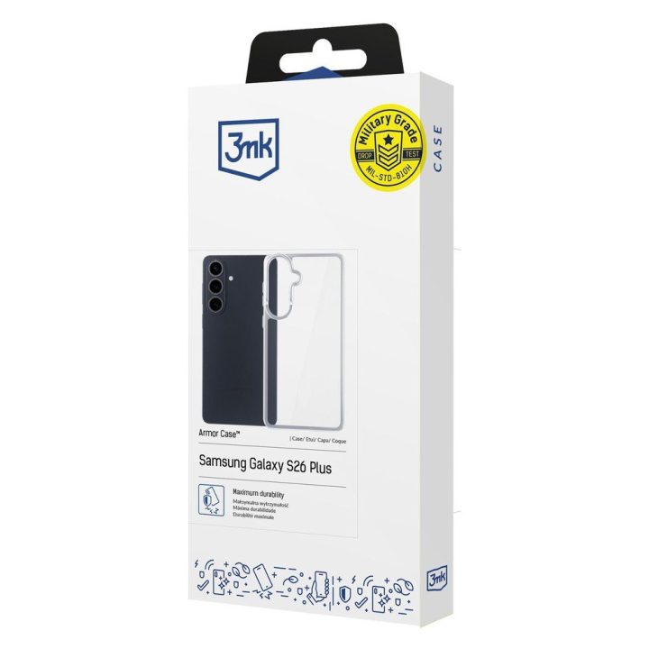 Dėklas Armor MagCase skaidrus Samsung Galaxy S26+ 3mk