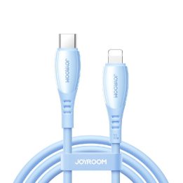 Įkrovimo kabelis USB-C į Lightning 1,2 m mėlynas Joyroom