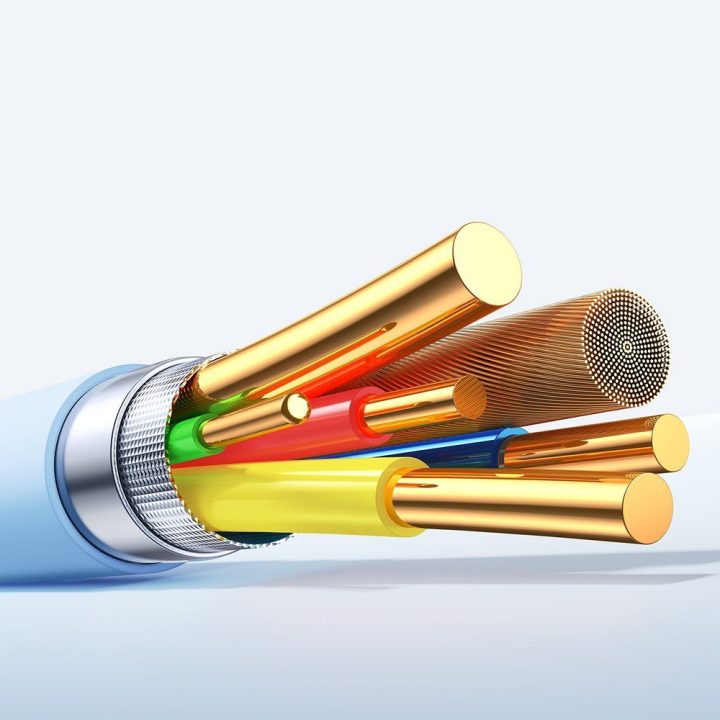 Įkrovimo kabelis USB-C į Lightning 1,2 m mėlynas Joyroom
