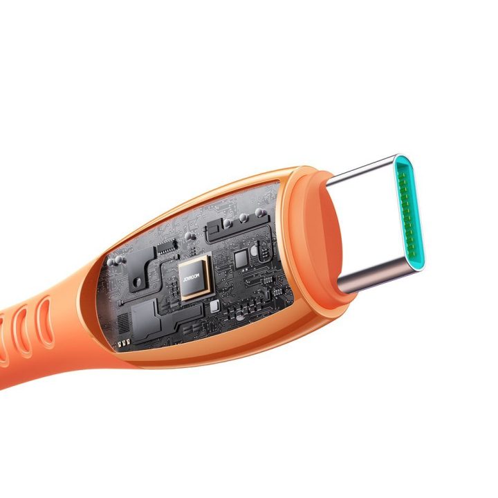 Kabelis USB-A–USB-C 1,2 m oranžinis Joyroom