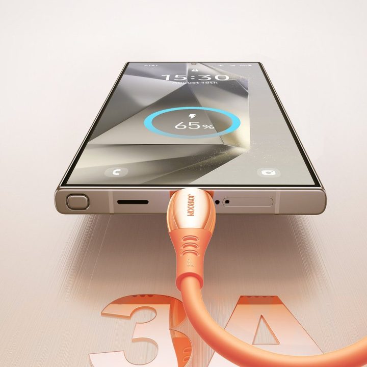 Kabelis USB-A–USB-C 1,2 m oranžinis Joyroom