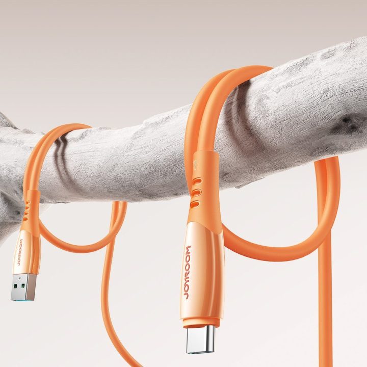 Kabelis USB-A–USB-C 1,2 m oranžinis Joyroom