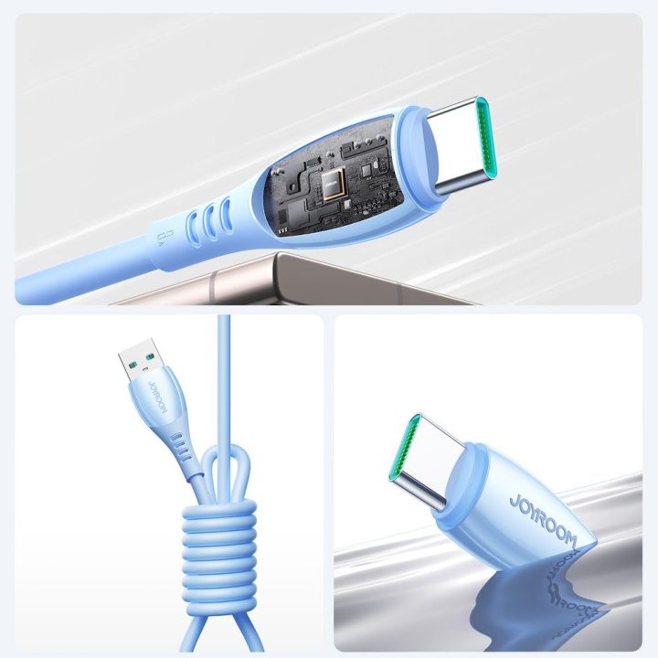 Kabelis USB-A–USB-C 1,2 m Vibrant Series Joyroom