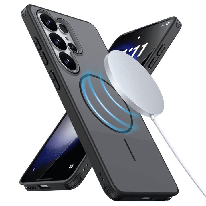 Dėklas Samsung Galaxy S26 Ultra, juodas Hybrid Armor