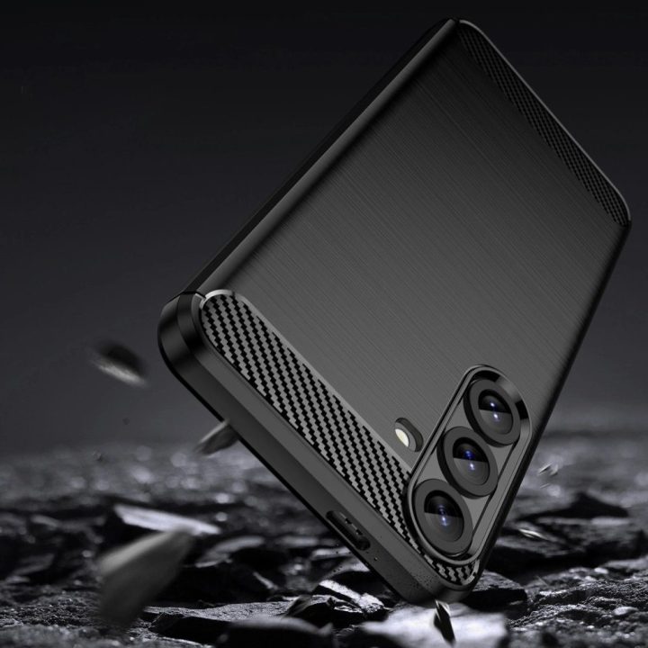 Dėklas Samsung Galaxy S26 juodas Carbon Case