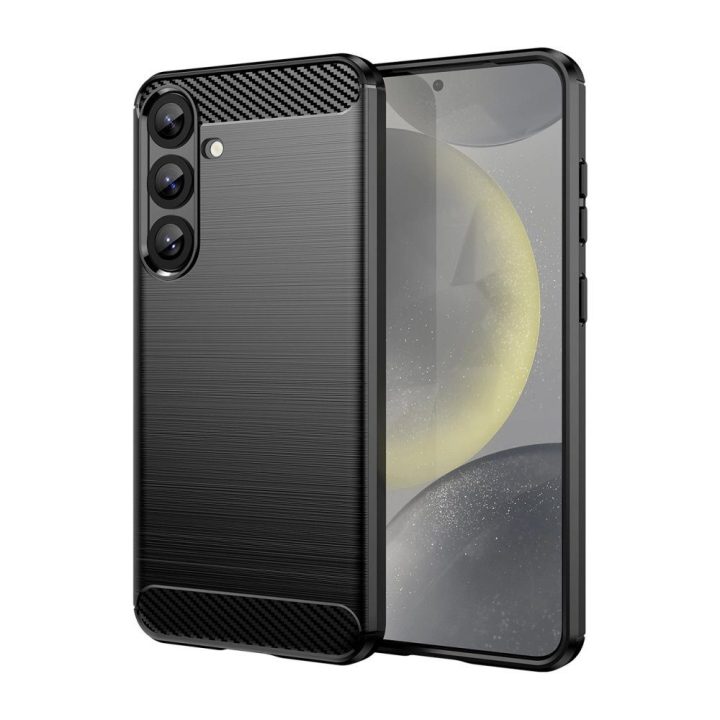 Dėklas Samsung Galaxy S26 juodas Carbon Case