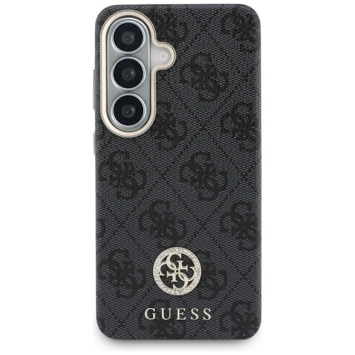 Dėklas MagSafe Samsung Galaxy S26, juodas Guess