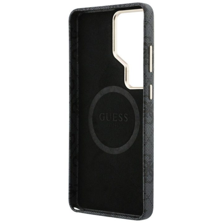 Dėklas Samsung Galaxy S26 Ultra 4G Rhinestone Round Logo Guess