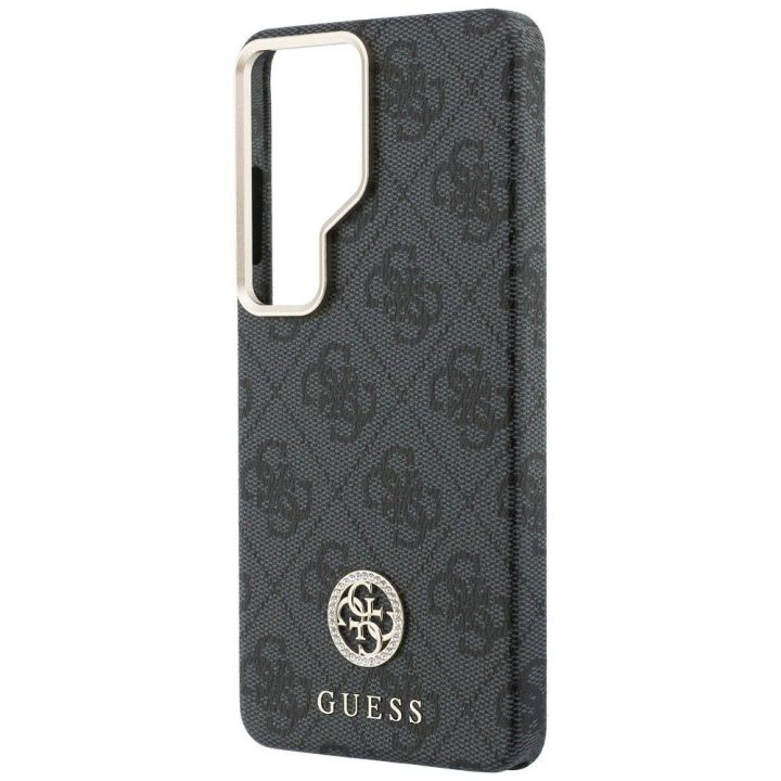 Dėklas Samsung Galaxy S26 Ultra 4G Rhinestone Round Logo Guess