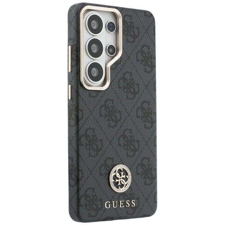 Dėklas Samsung Galaxy S26 Ultra 4G Rhinestone Round Logo Guess
