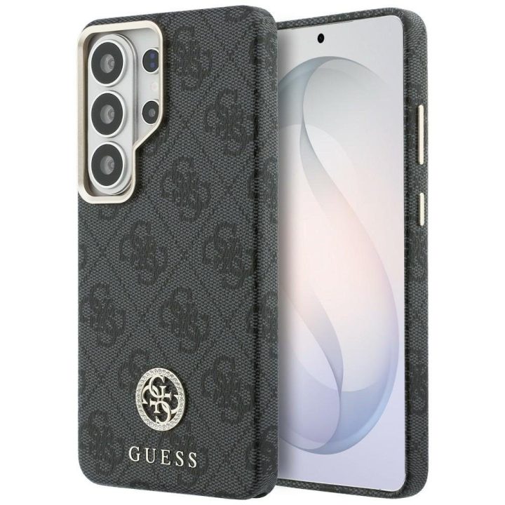 Dėklas Samsung Galaxy S26 Ultra 4G Rhinestone Round Logo Guess