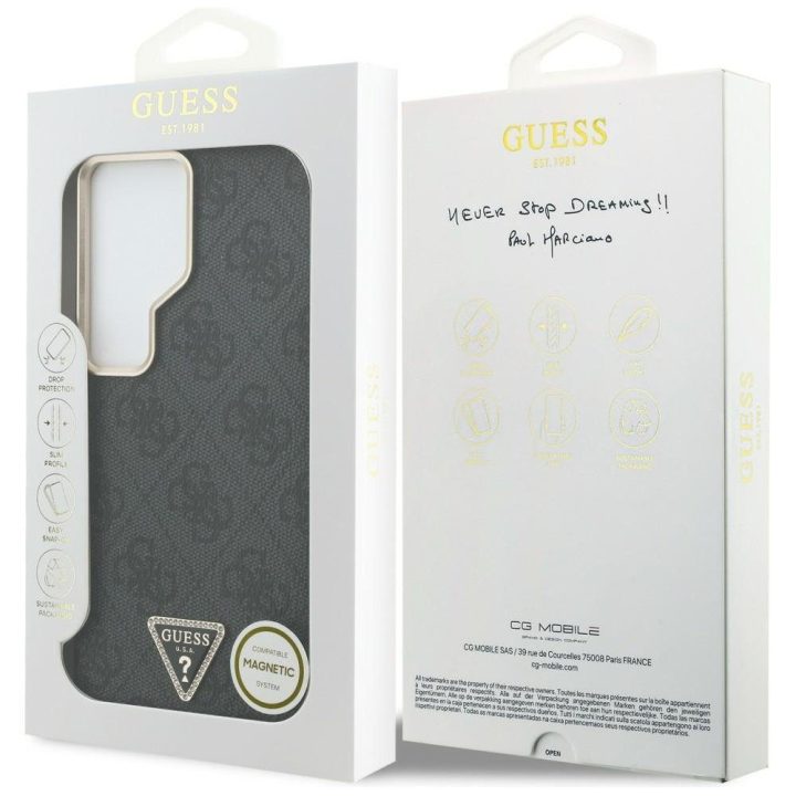 Dėklas MagSafe Samsung Galaxy S26 Ultra juodas Guess