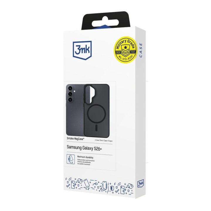 Dėklas juodas 3mk Smoke MagCase