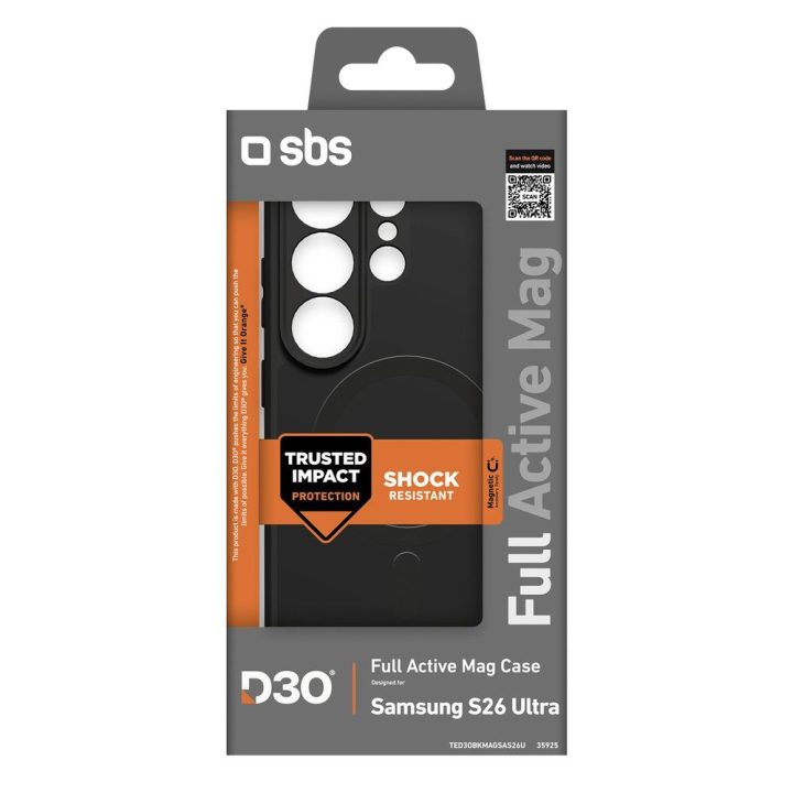 Dėklas Samsung Galaxy S26 Ultra su D3O apsauga SBS