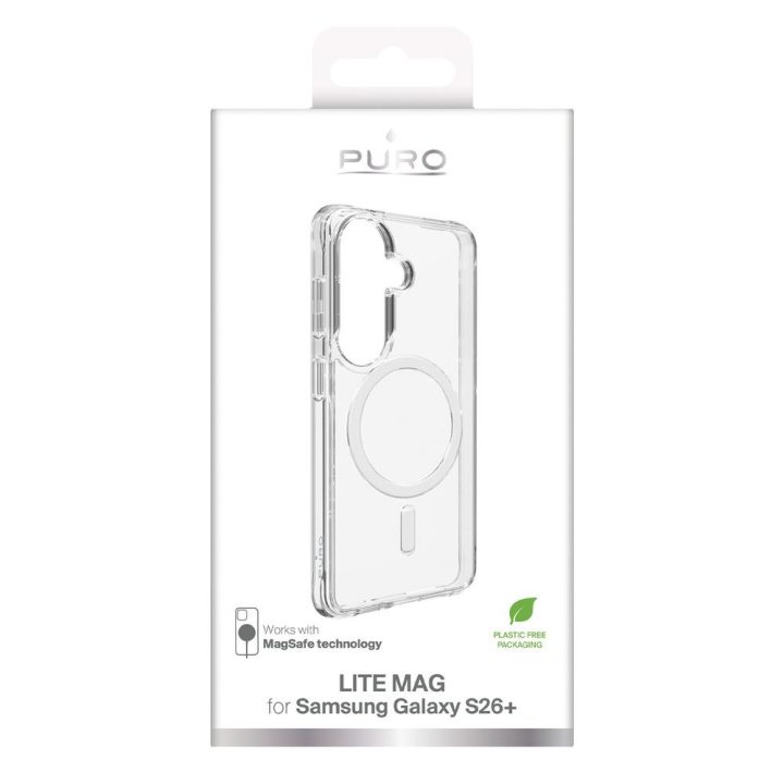 Dėklas skaidrus, MagSafe suderinamas Puro