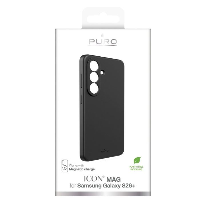 Dėklas Samsung Galaxy S26 Plus, MagSafe suderinamas silikoninis Puro