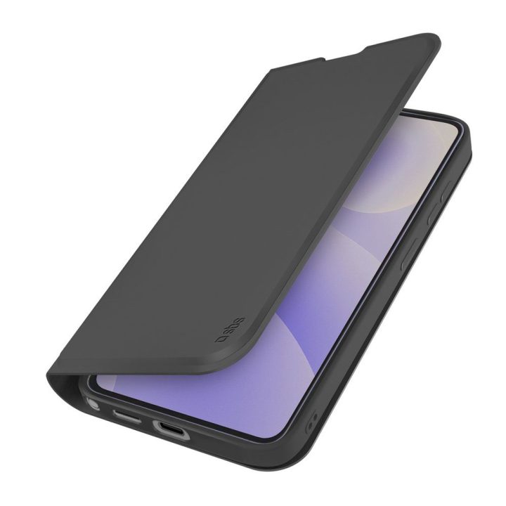 Dėklas Samsung Galaxy S26 Ultra su kortelių skyriumi, juodas – SBS