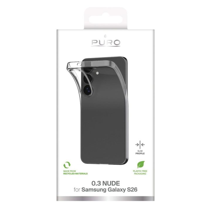 Dėklas Samsung Galaxy S26, plonas permatomas Puro